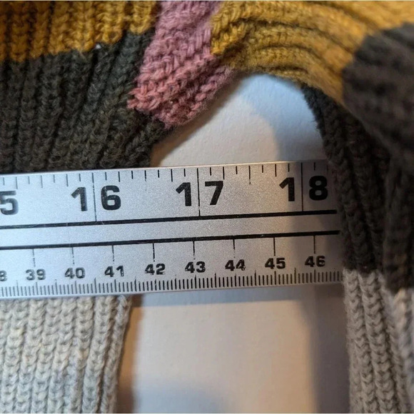 Madewell Arctic Ice Patch Pocket Pullover Sweater in Walton Stripe Women XXS - Picture 8 of 9